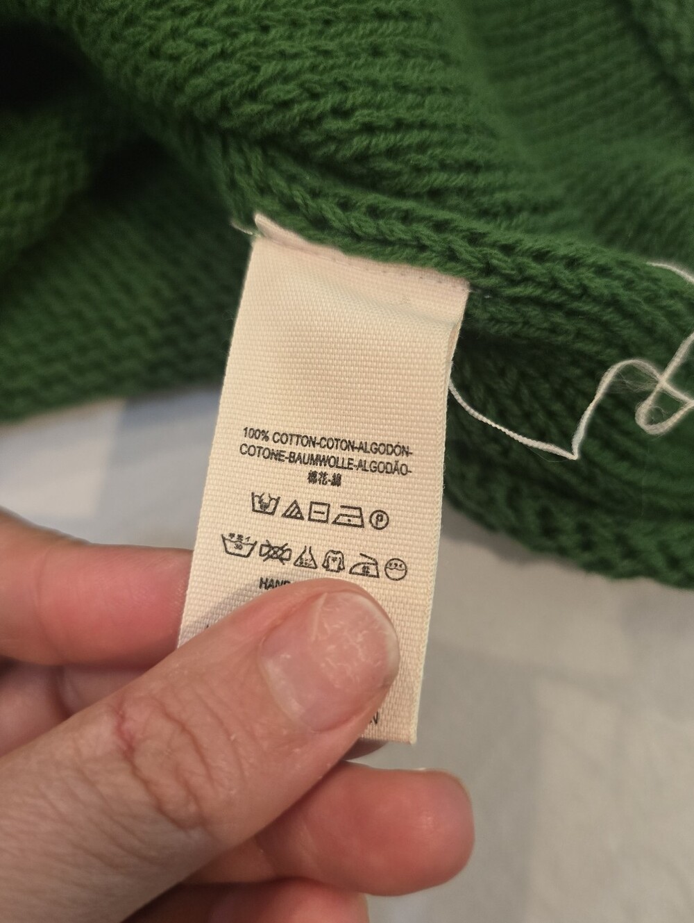 FREE PEOPLE Green Sweater Size Small Rn 66170 Cozy Knit Crewneck Sweater - Green - Picture 8 of 9
